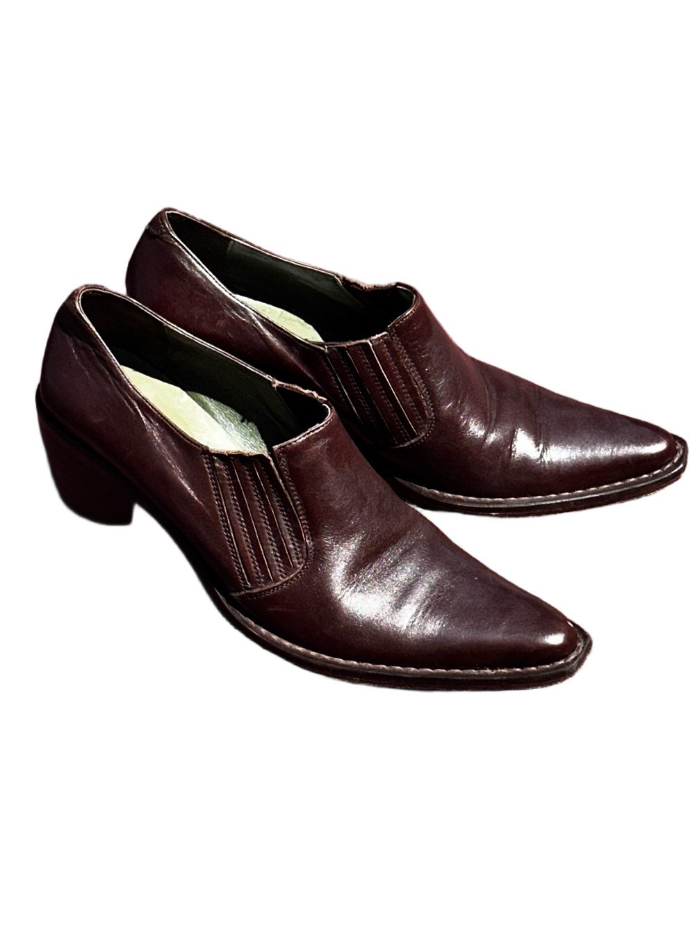 vintage 1990s Guess by Georges Marciano leather western-style ankle bootie sz 7